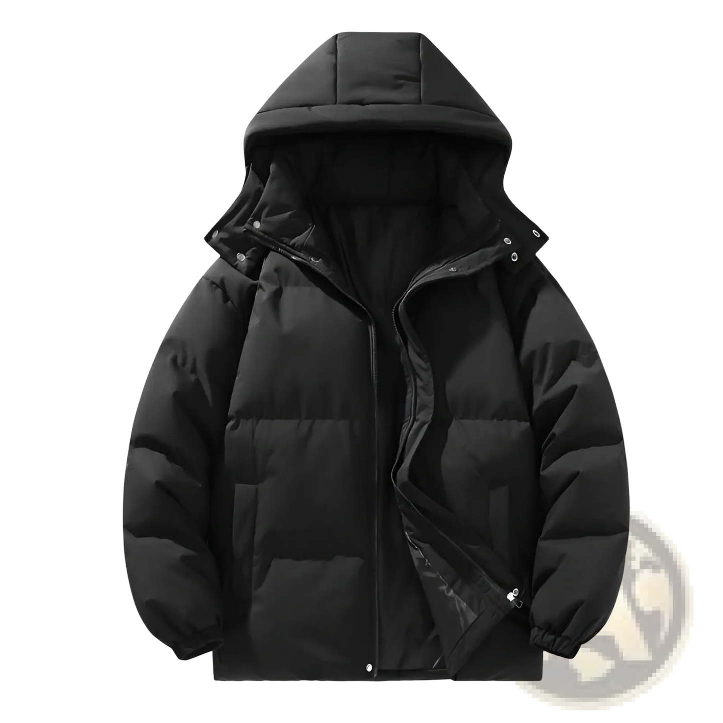 Insulated Hooded Quilted Puffer Jacket for Outdoor Sports