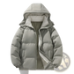 Insulated Hooded Quilted Puffer Jacket for Outdoor Sports