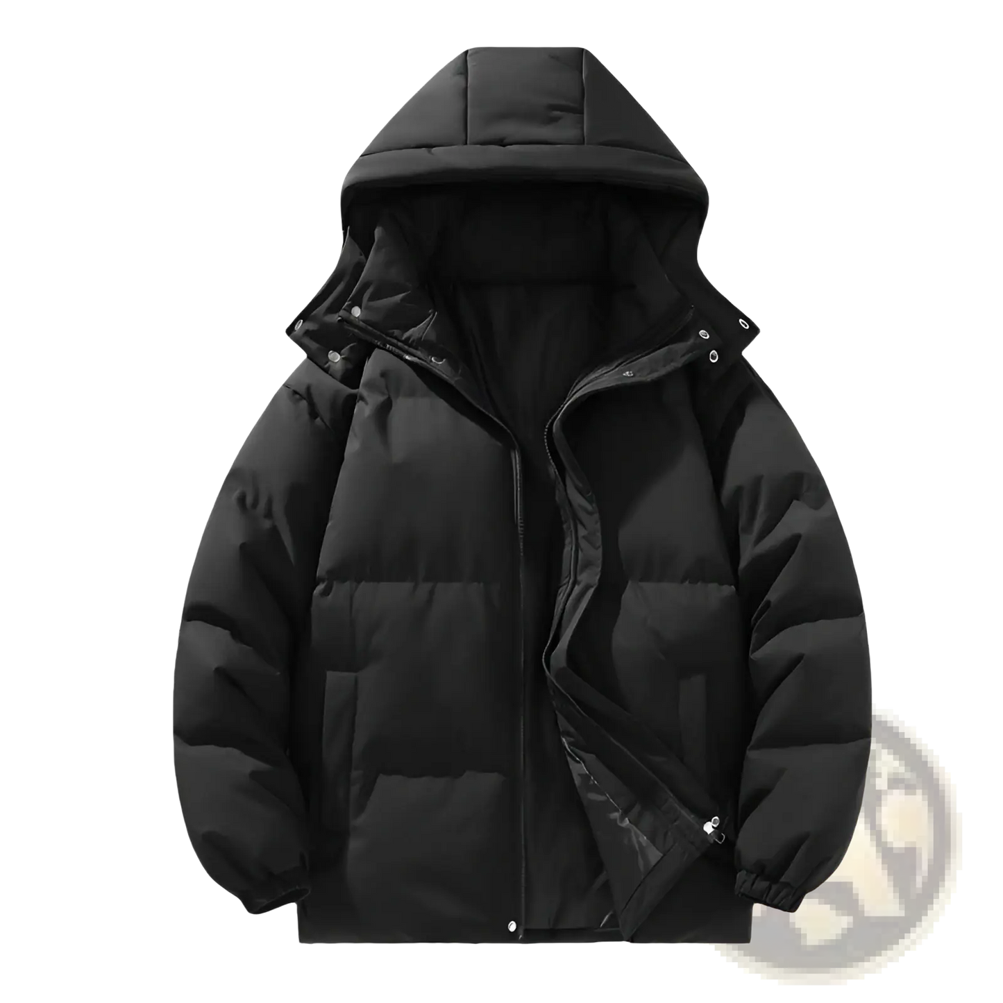 Insulated Hooded Quilted Puffer Jacket for Outdoor Sports
