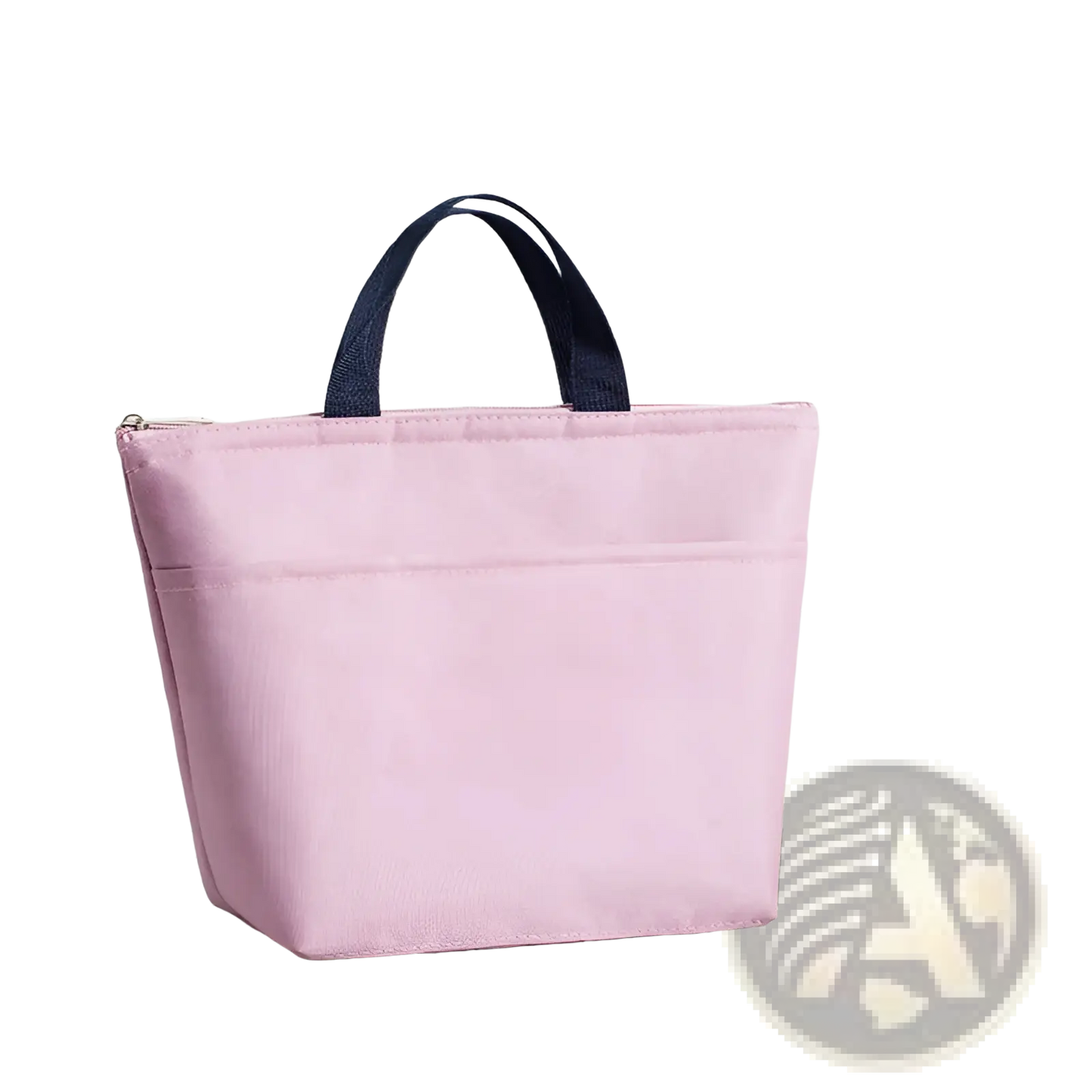 Insulated Oxford Bento Lunch Bag with Zipper Closure