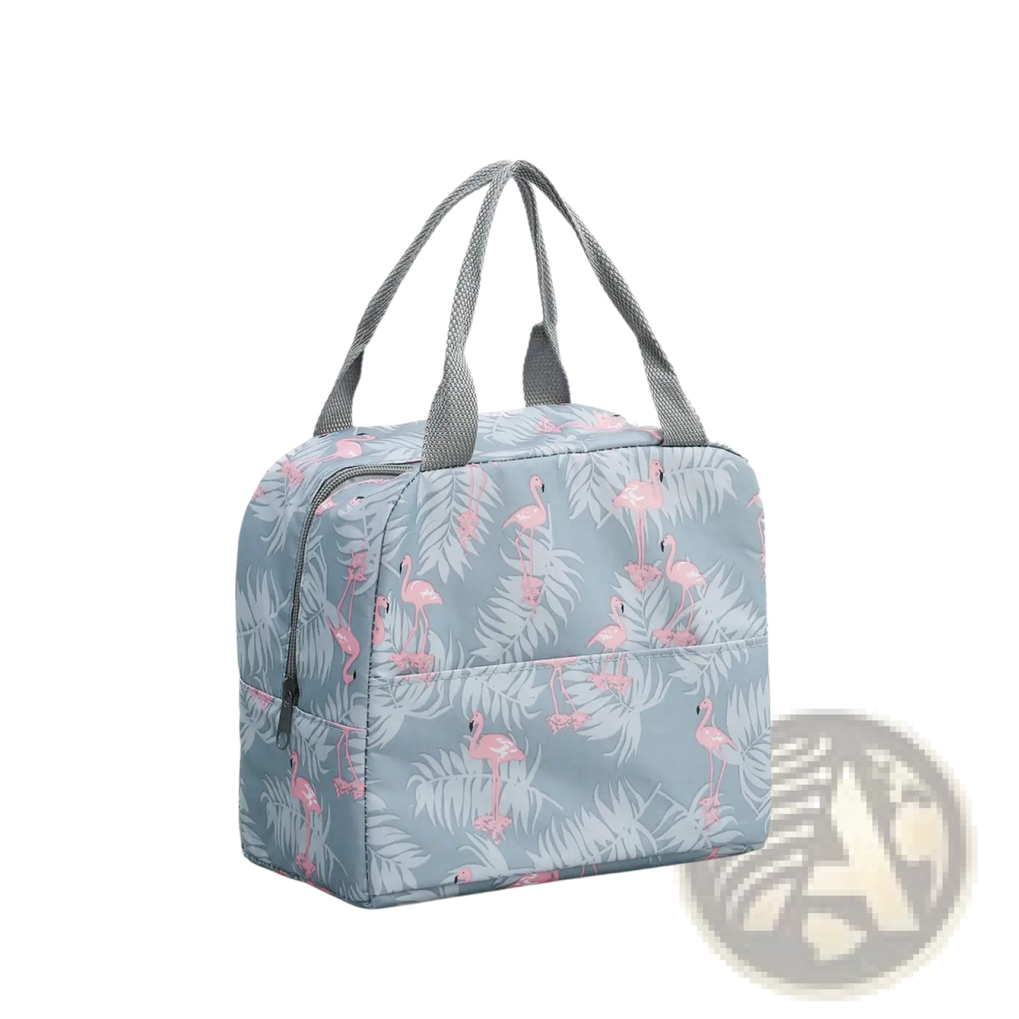 Insulated Waterproof Lunch Bag Striped Cactus Pattern