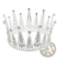 Intricate Rhinestone Filigree Bridal Tiara Crown