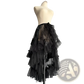 Tiered Ruffle Tulle A-line Lace Midi Skirt