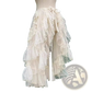Tiered Ruffle Tulle A-line Lace Midi Skirt