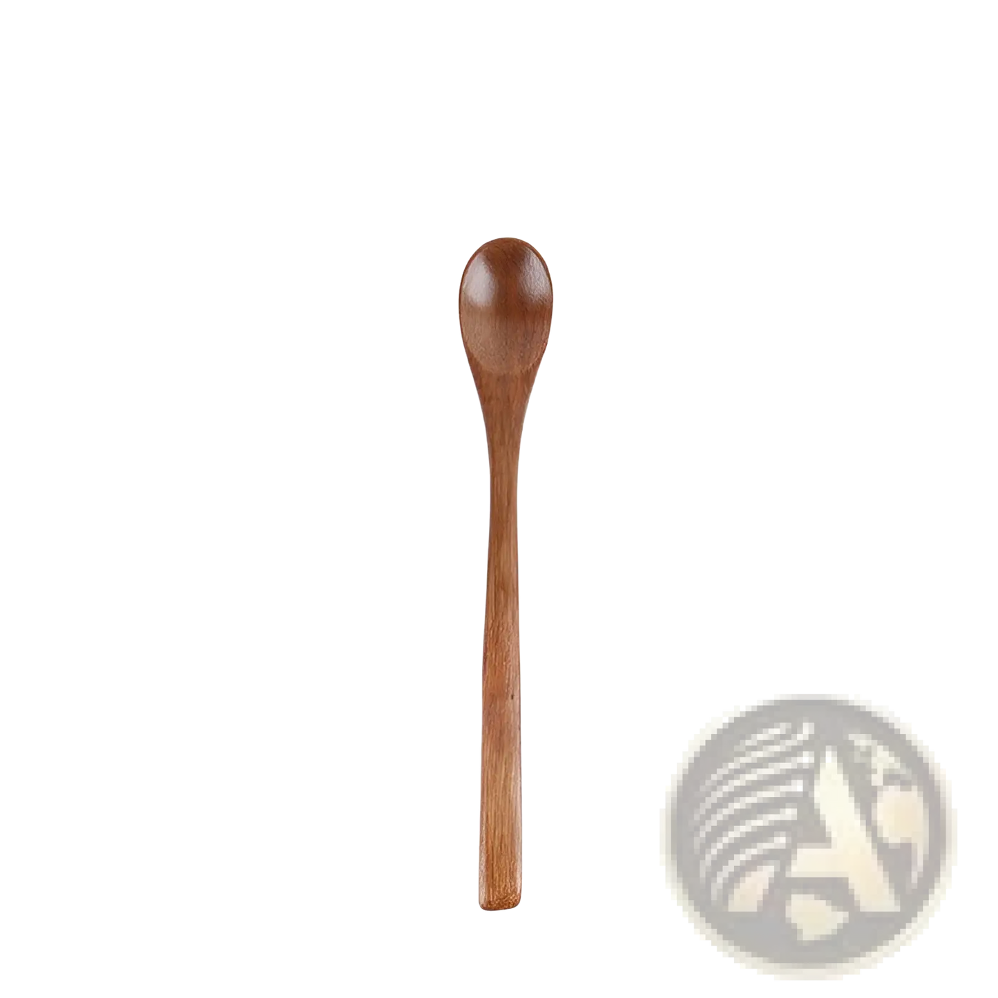 Japanese Wooden Honey Spoon Handcrafted Hemu Wood
