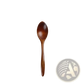 Japanese Wooden Honey Spoon Handcrafted Hemu Wood