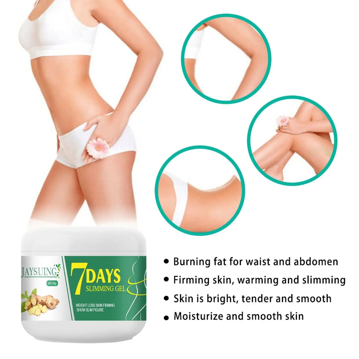 Jaysuing Ginger Body Slimming and Skin Tightening Gel