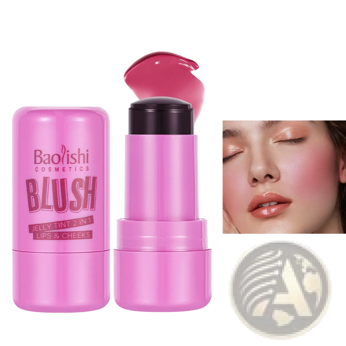 Jelly Blush Stick Shimmer Lip and Cheek Tint 26.5g