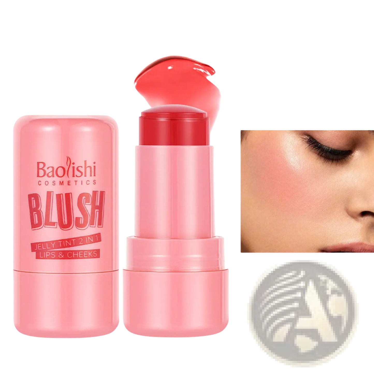 Jelly Blush Stick Shimmer Lip and Cheek Tint 26.5g