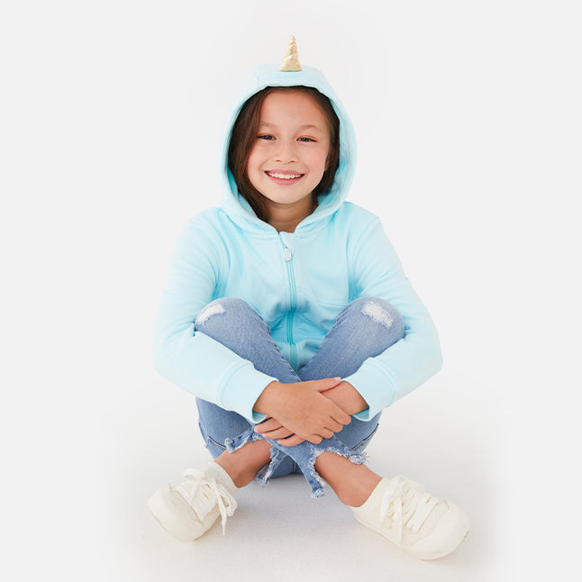 Cubcoats Kids Transforming 2 in 1 Nell Zip up Unisex Blue