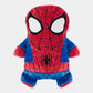 Cubcoats Transforming 2 in 1 Toddler Unisex Marvel's Spider Man 2-in-1 Stuffed Animal Hoodie Red