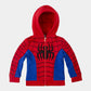 Cubcoats Transforming 2 in 1 Toddler Unisex Marvel's Spider Man 2-in-1 Stuffed Animal Hoodie Red