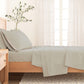 Cotton Solid Flannel Sheet - Nordic Collection