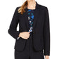 Calvin Klein Women's Single-Button Blazer Navy Size 4