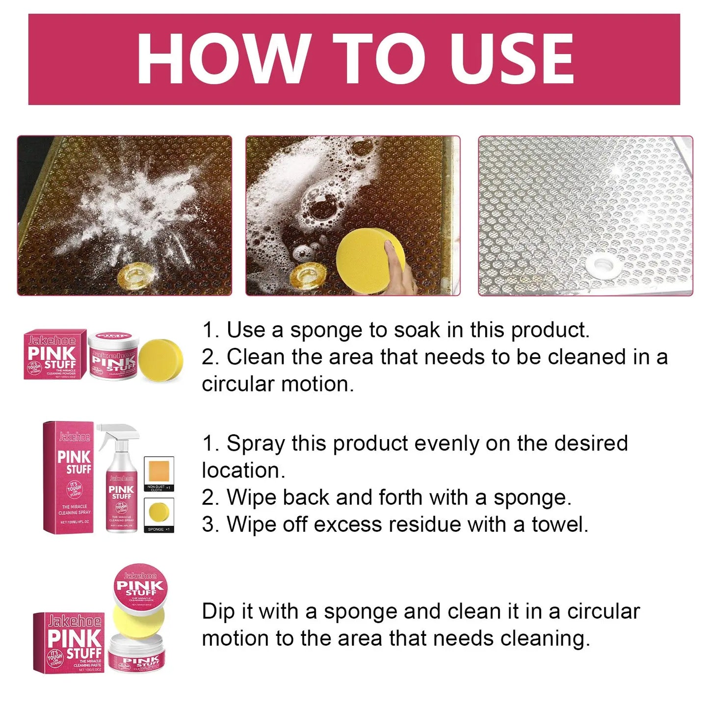 Kitchen Cleaning Paste Multi Purpose Stain Remover