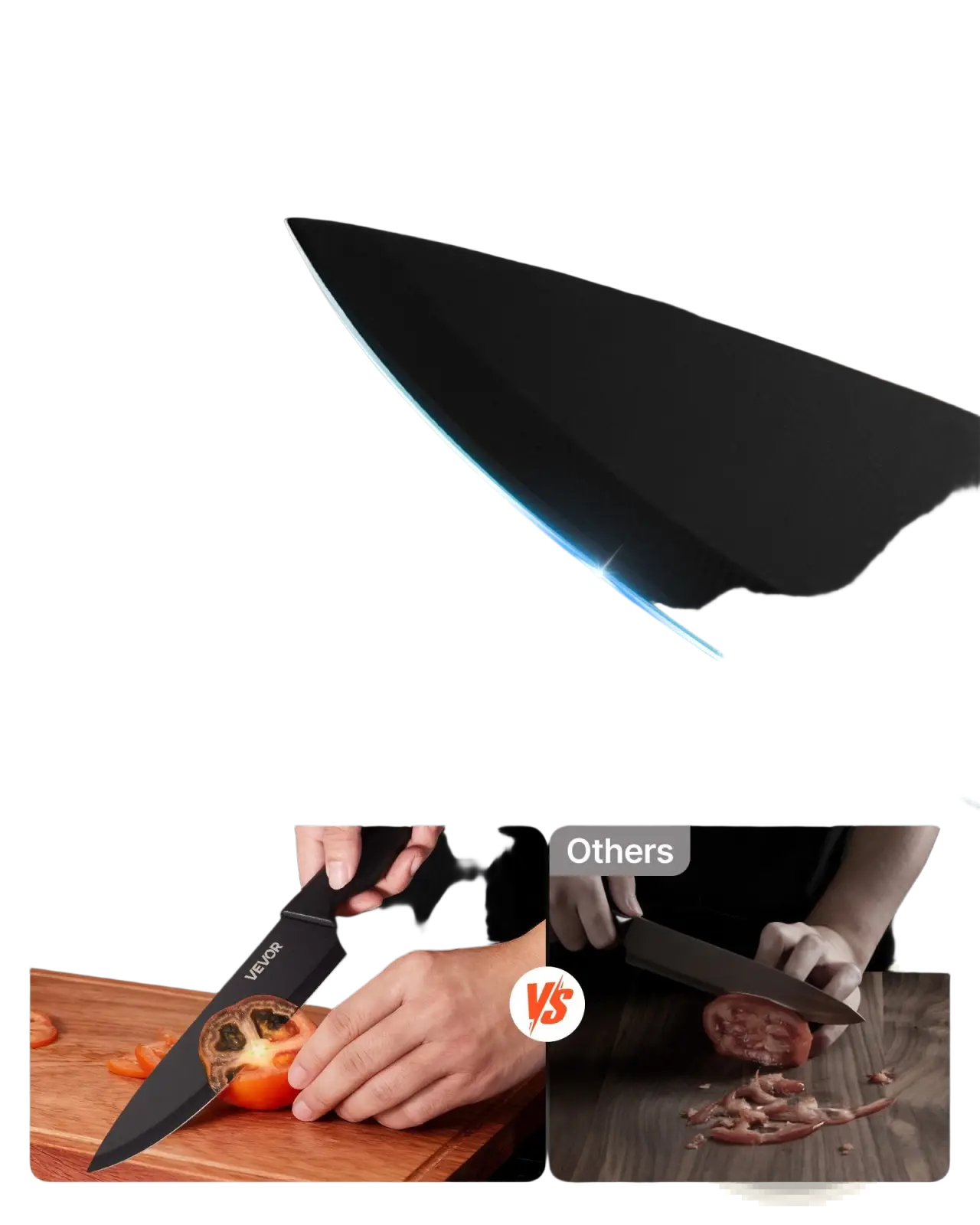 Kitchen Knife Set 15 Piece German Steel with Block