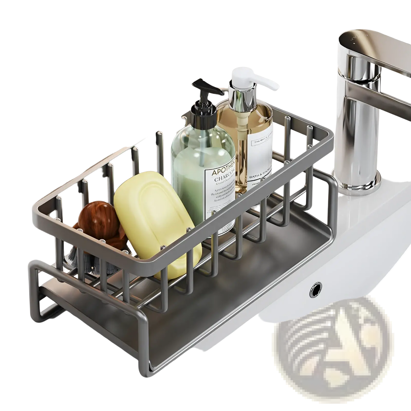 Kitchen Sink Storage Rack Stainless Steel Organizer