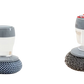 Kitchen Soap Dispensing Palm Brush and Scrubber Set