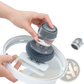 Kitchen Soap Dispensing Palm Brush and Scrubber Set