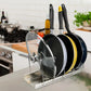 Adjustable Stainless Steel Pot and Pan Organizer Rack