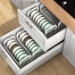Two Tier Metal Kitchen Dish Drying Rack and Organizer