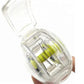Ergonomic Clear Garlic Press and Mincer with Precision Blades