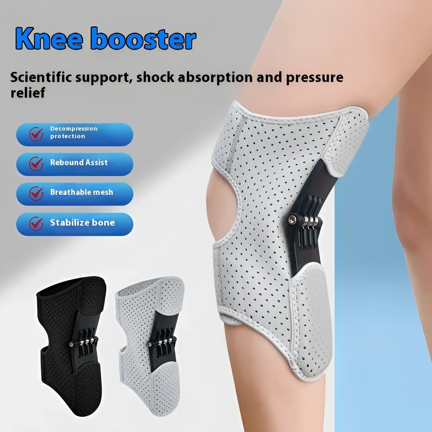 Knee Booster Support for Climbing and Running