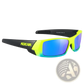 Koda Sport Polarized Square Mirror Lens Sunglasses