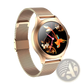 Kw10 Pro Women Rose Gold Mesh Smartwatch with Butterfly Dial