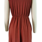 Lace Trim V-neck Sleeveless A-line Dress with Pockets