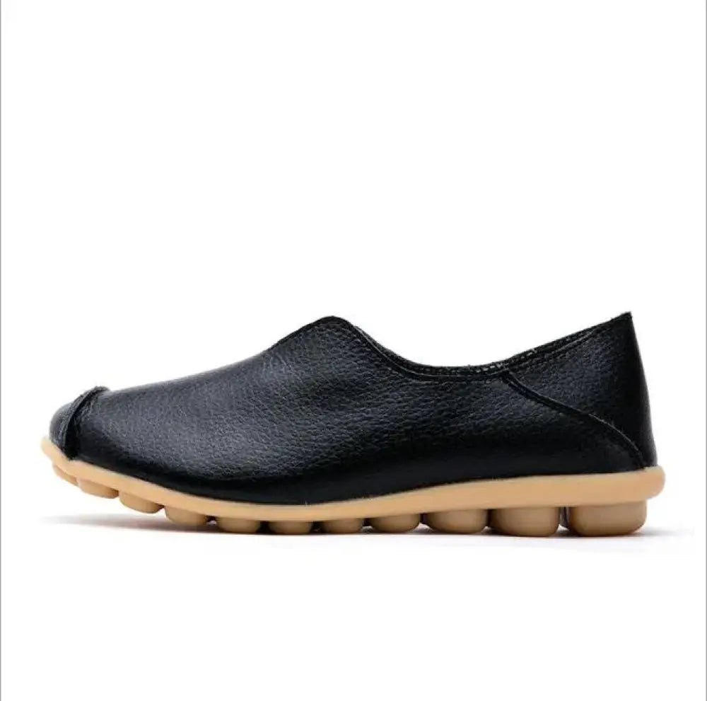 Premium Genuine Leather Slip on Flat Shoes