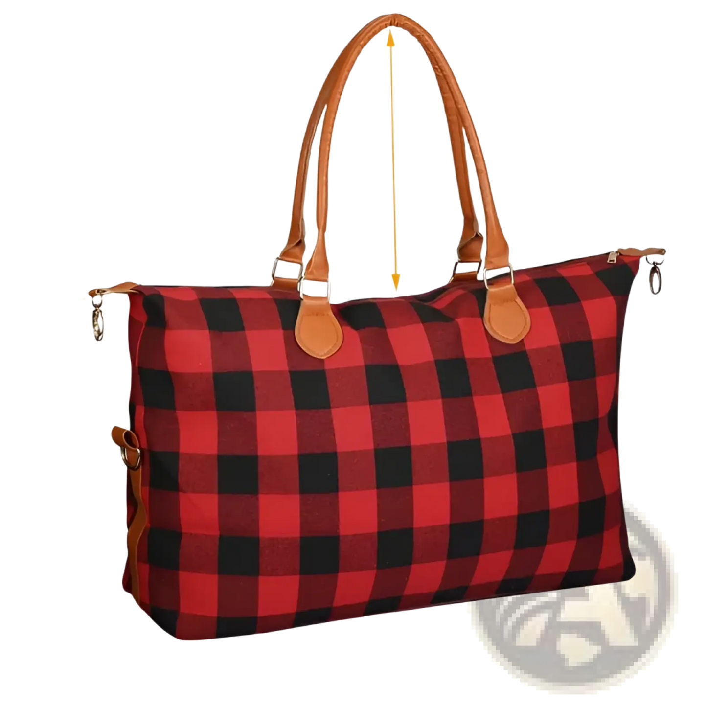 Large Capacity Cotton Canvas Weekend Travel Duffle Bag