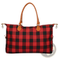 Large Capacity Cotton Canvas Weekend Travel Duffle Bag