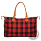 Large Capacity Cotton Canvas Weekend Travel Duffle Bag