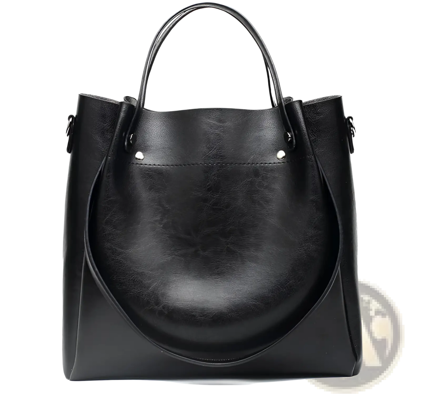 Large Capacity Faux Leather Tote Shoulder Bag