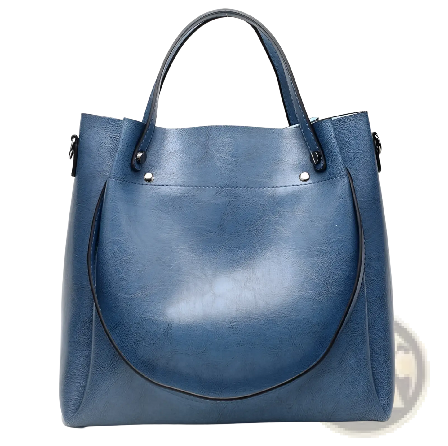 Large Capacity Faux Leather Tote Shoulder Bag