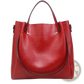 Large Capacity Faux Leather Tote Shoulder Bag