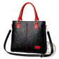 Large Capacity Leather Embossed Shoulder Bag