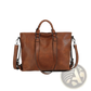 Large Capacity Leather Tote Bag with Shoulder Strap