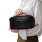 Large Capacity Leather Travel Makeup Bag Organizer