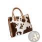 Large Capacity Leopard Print Plush Tote Bag