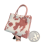 Large Capacity Leopard Print Plush Tote Bag