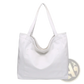 Large Capacity Oil Wax Leather Tote Shoulder Bag