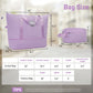 Lavender 6 Piece Hardshell Luggage Set with Spinner Wheels