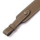 Adjustable Textured Leather Handbag Strap with Gold Clasp