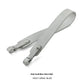 Adjustable Textured Leather Handbag Strap with Gold Clasp