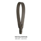 Adjustable Textured Leather Handbag Strap with Gold Clasp