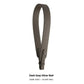 Adjustable Textured Leather Handbag Strap with Gold Clasp