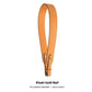 Adjustable Textured Leather Handbag Strap with Gold Clasp