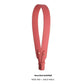 Adjustable Textured Leather Handbag Strap with Gold Clasp